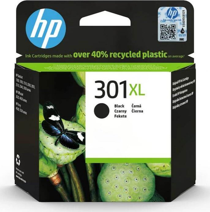 Tusz HP 301XL CH563EE 8ml K Oryginał