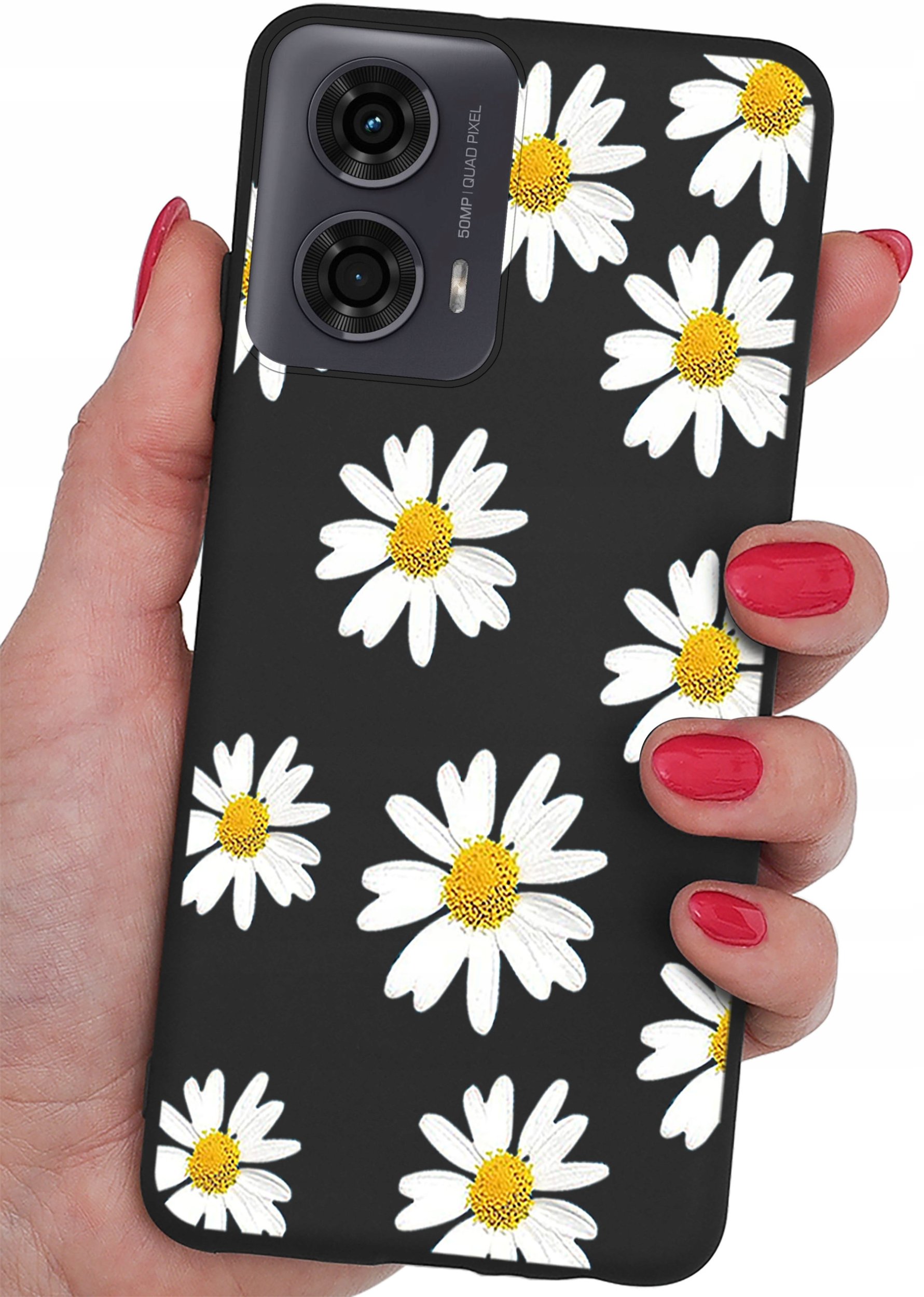 Etui do Motorola Moto G24 | G24 POWER | G04 CASE WZORY MATT PLECKI + SZKŁO