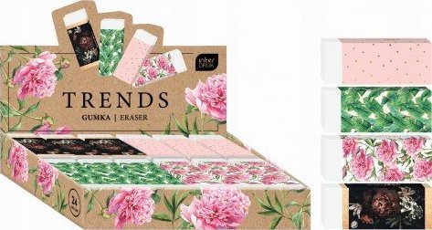 BTS Gumka do ścierania miękka szkolna biała