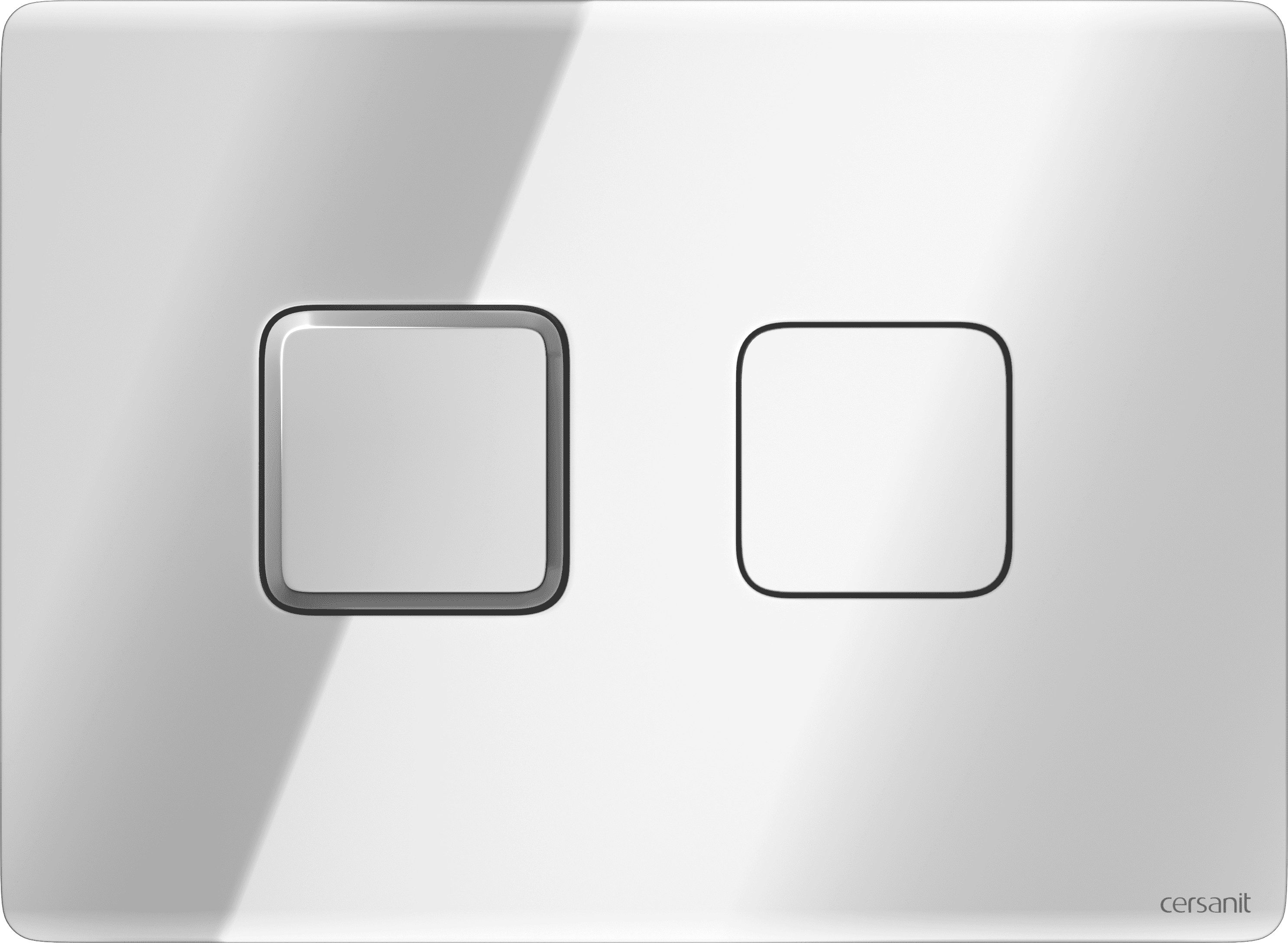 Przycisk spłukujący Cersanit Accento do WC chrom połysk (S97-057)