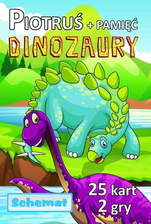 Karty Piotruś Dinozaury