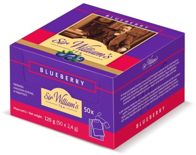 Sir Williams Owocowo-ziołowa herbatka Blueberry 50 saszetek