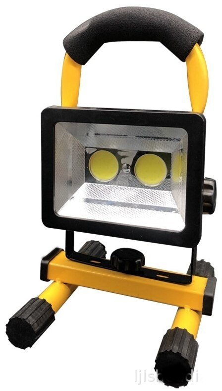 Akumulatorowy roboczy halogen LED 30W 2400lm 2 COB funkcja flash IP65