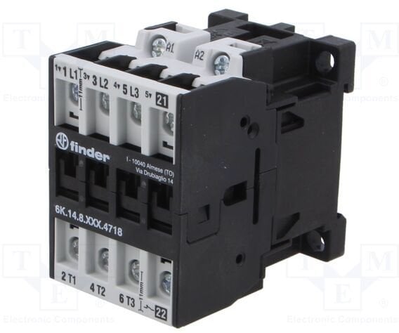 Stycznik mocy 3 Z 1 R, 18A-400V AC3, 230V AC 6K.14.8.230.4718