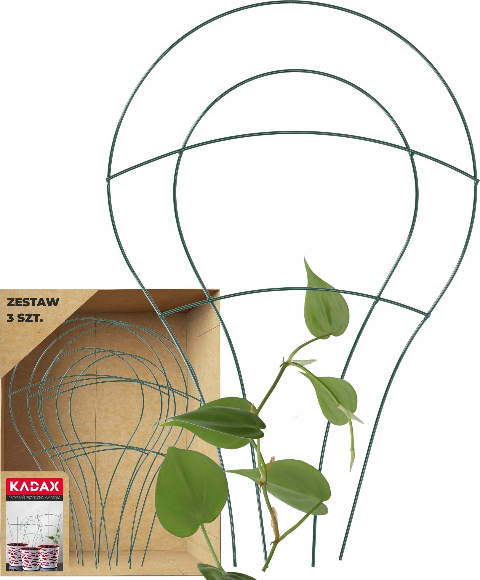 Kadax Podpora Drabinka Doniczkowa Do Kwiatów Roślin 3szt