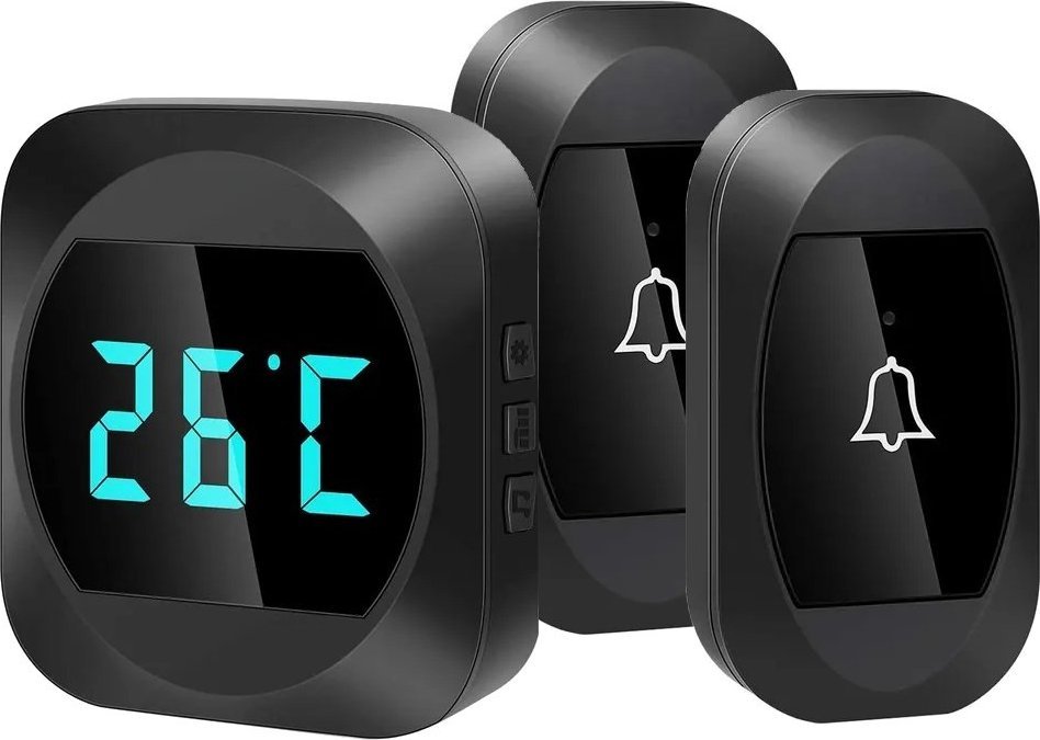 Spreest DZWONEK BEZPRZEWODOWY WODOODPORNY 300M TEMPERATURA