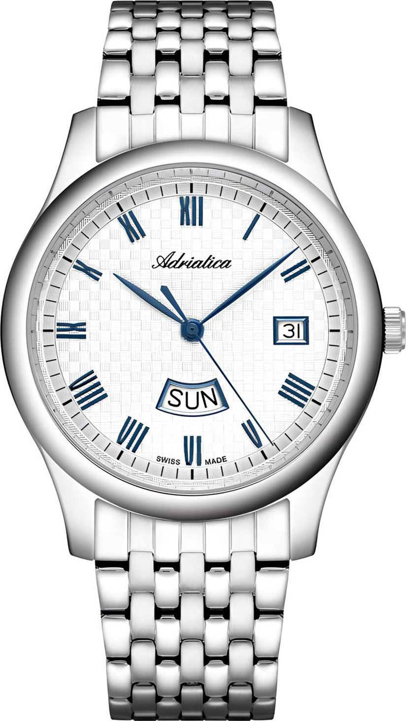 Zegarek Adriatica Zegarek męski Adriatica A1025.51B3Q srebrny