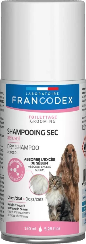 Francodex FRANCODEX Szampon suchy dla psów i kotów 150 ml