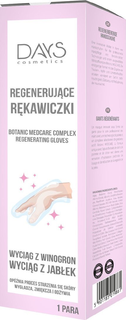 Days Cosmetics Rękawiczki regenerujące do rąk