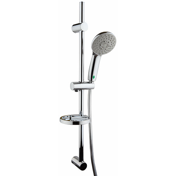 Zestaw prysznicowy Ferro Doppio przesuwny chrom (N360VL)