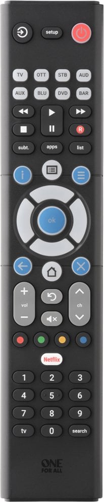 One for All Universalfernbedienung Essence 8in1