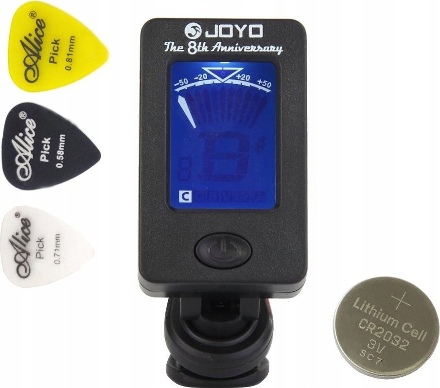Joyo Tuner Stroik Do Gitary Jakość GRATISY|BATERIA