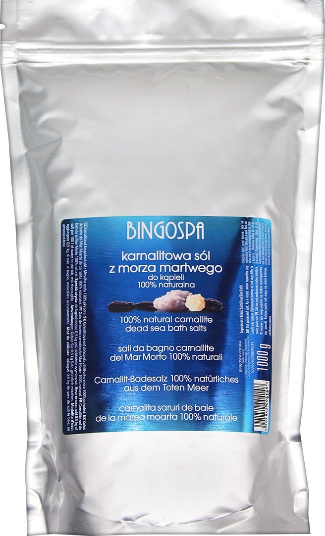 BingoSpa Sól do kąpieli Karnalitowa z Morza Martwego Dead Sea 1000g