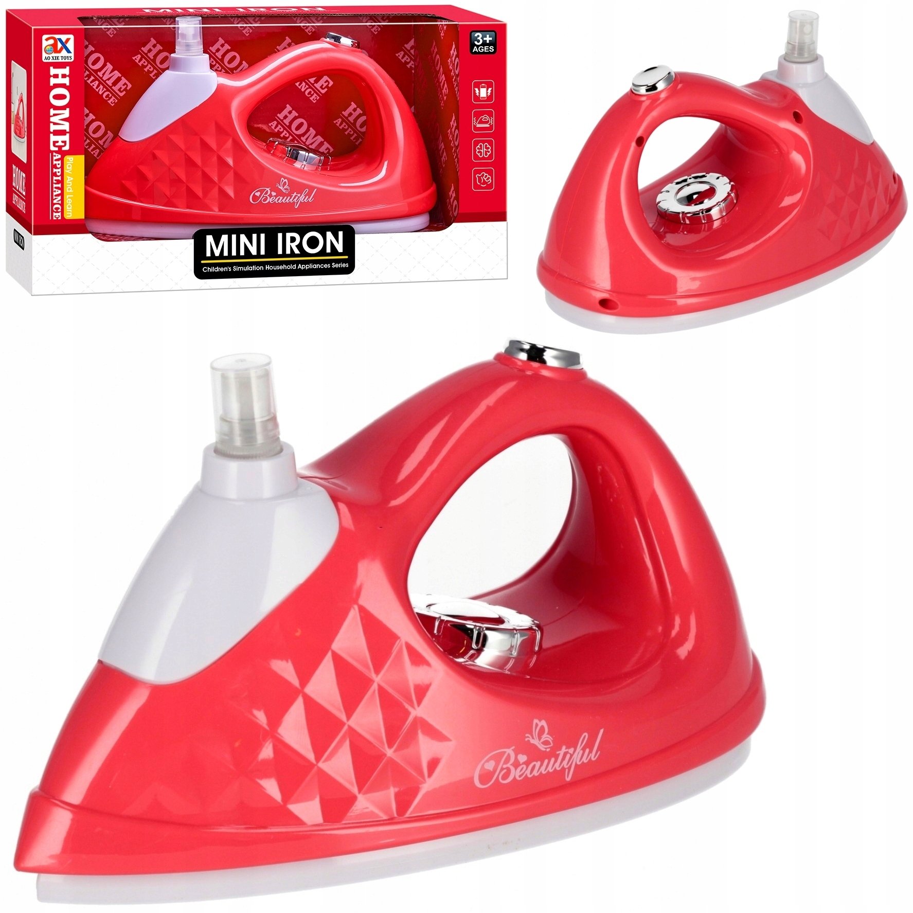 Żelazko ze spryskiwaczem i wibracją