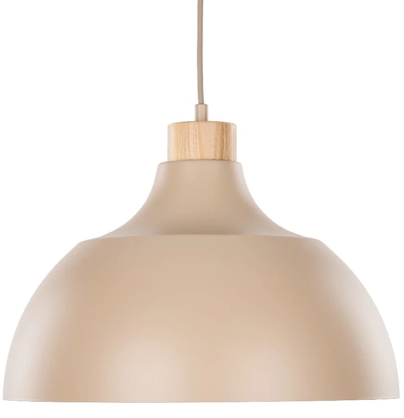 Skandynawska zwisająca lampa Cap Sabia 10656 do jadalni beżowa