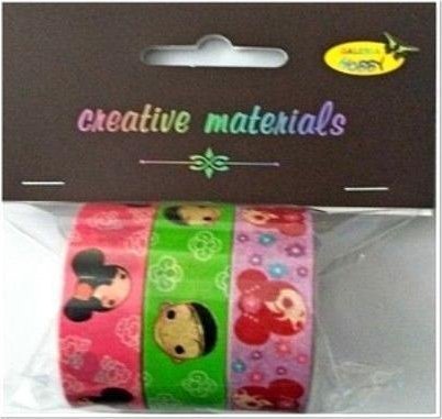 Taśmy samoprzylepne dzieci 15mm 3szt