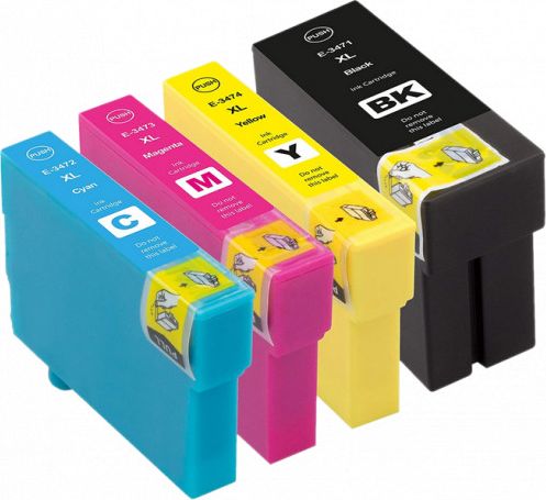 Tusz Epson 4x Tusz Do Epson T3471-3474 32/12ml CMYK