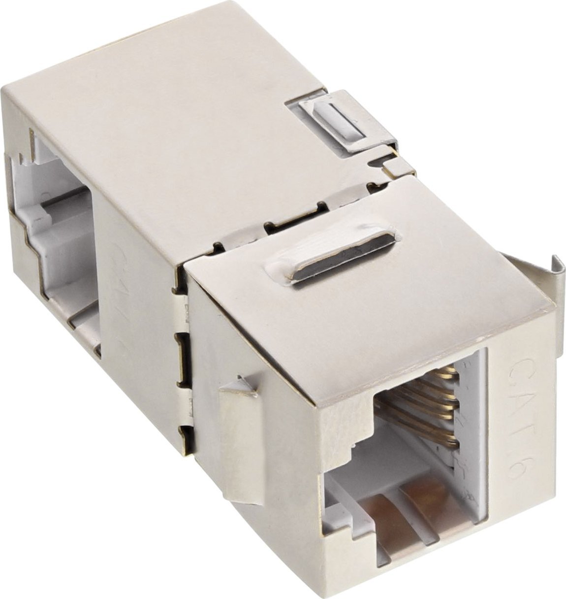 InLine InLine® RJ45 Module F/F angled 90° SNAP-In Cat.6 STP