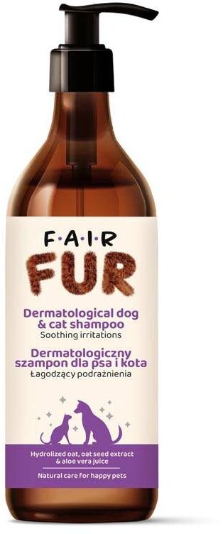 Fair Fur Dermatologiczny szampon dla psa i kota 270 ml