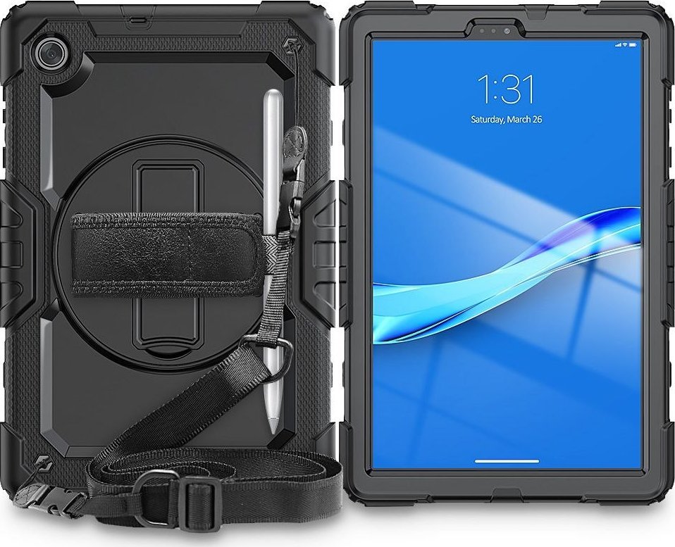 Etui na tablet Braders Obudowa Solid360 do Lenovo Tab M10 Plus 10.3 Black