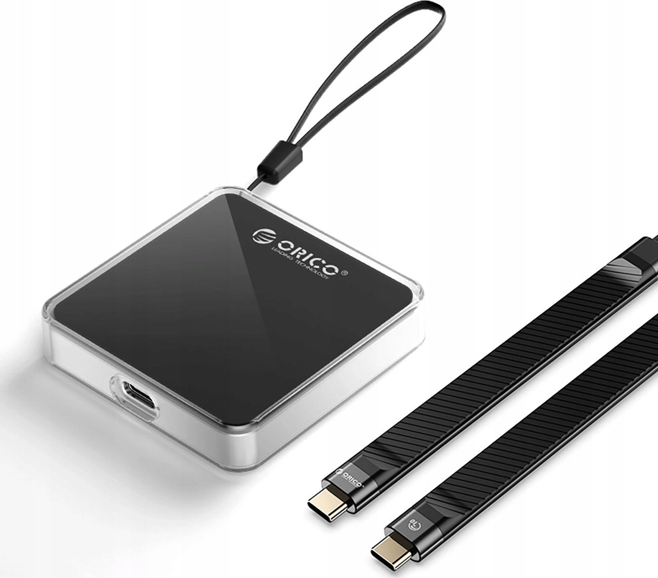 Kieszeń dyskowa M.2 NVME z magnesem USB-C 3.2 - czarna