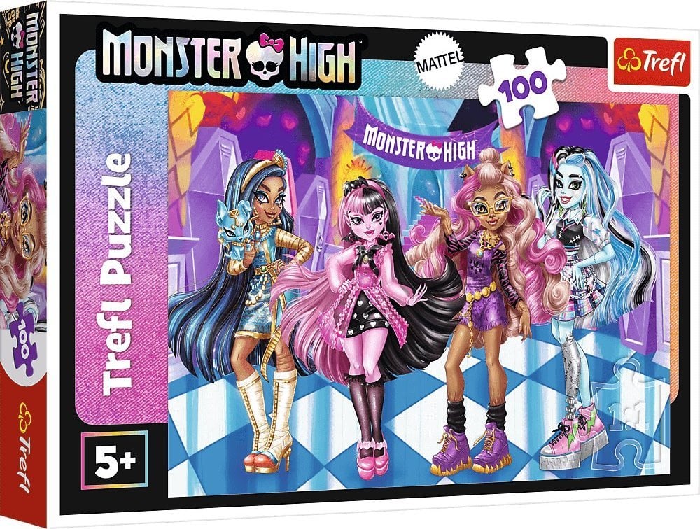 Trefl Puzzle Straszni przyjaciele Monster High 100 elementów