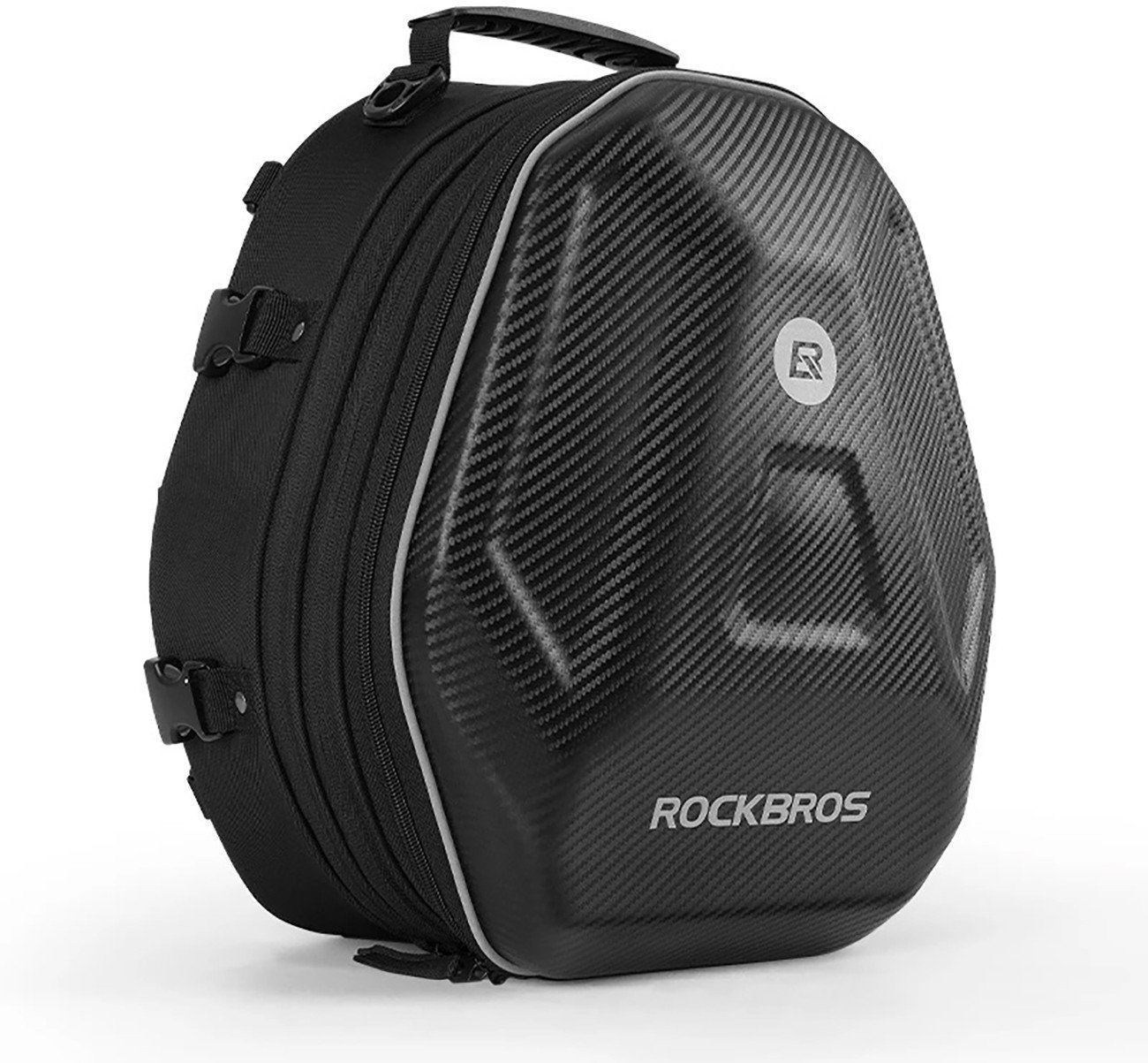 Torba motocyklowa plecak na kask mocowana na bak lub siedzeniu 35l - czarna Torba motocyklowa plecak na kask mocowana na bak lub siedzeniu 35l - czarn