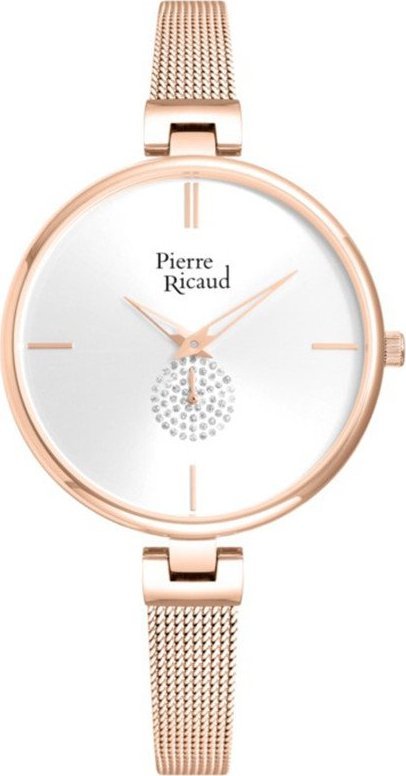 Zegarek Pierre Ricaud Zegarek damski Pierre Ricaud P22108.91R3Q CYRKONIE różowe złoto