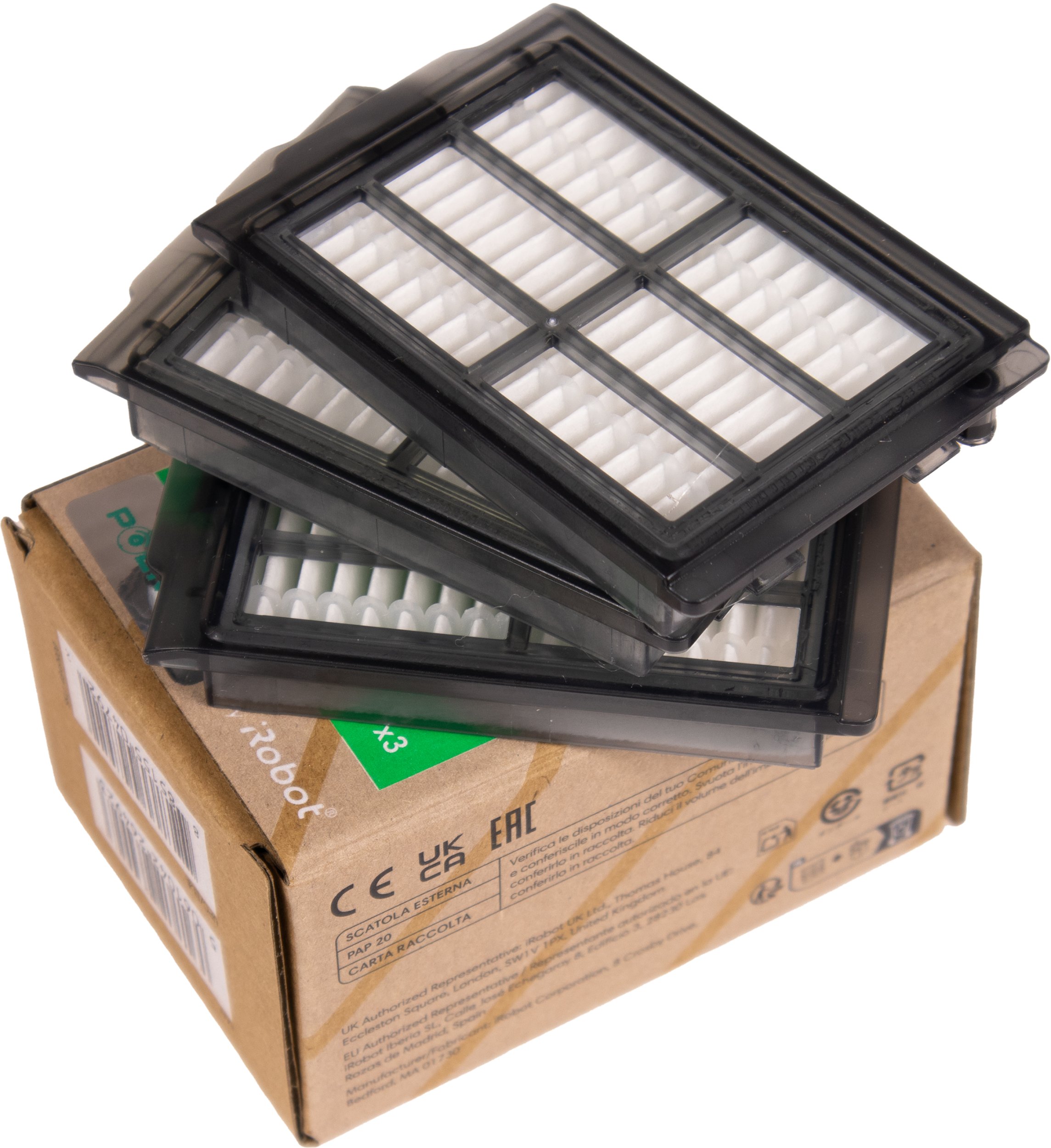 3x Filtr powietrza do iRobot Roomba Combo 405/505