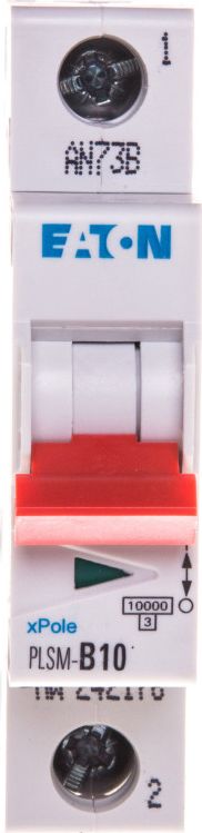 Eaton Wyłącznik nadprądowy 1P B 10A 10kA AC PLSM-B10-MW 242176