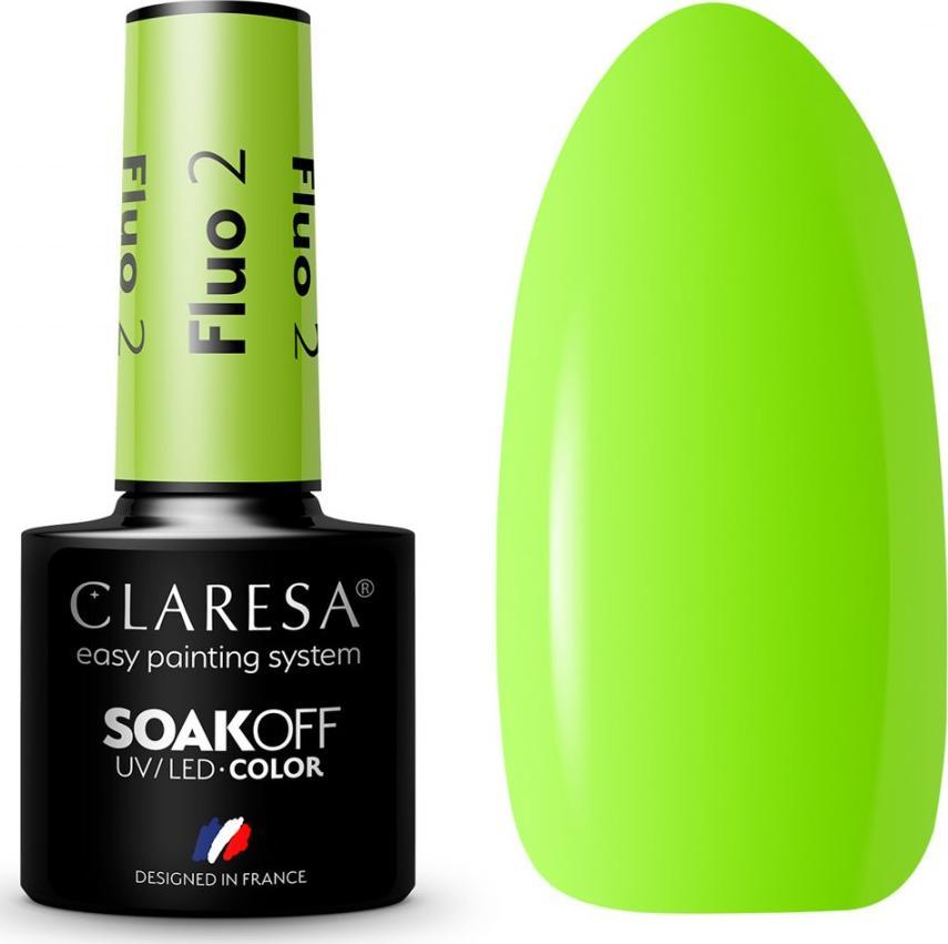 Claresa CLARESA lakier hybrydowy FLUO 2 -5g