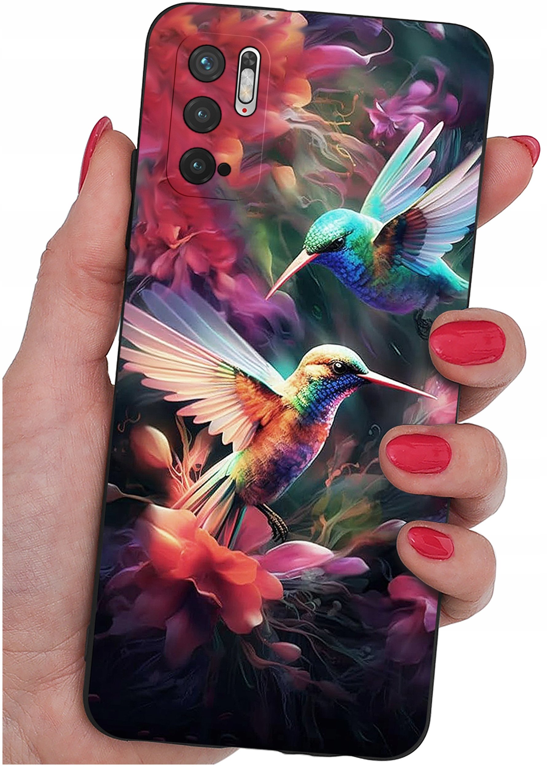 ETUI do Xiaomi Redmi Note 10 5G | WZORY | SILIKONOWE MATT CASE + SZKŁO 9H