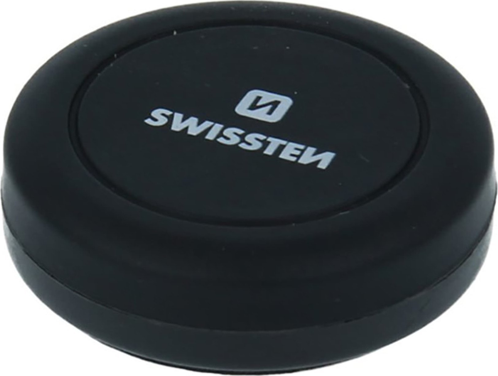 Swissten Uchwyt magnetyczny do telefonu lub GPS SWISSTEN do samochodu, S-Grip Dashboard M10, czarny, metal, z klejem, czarna, telefon