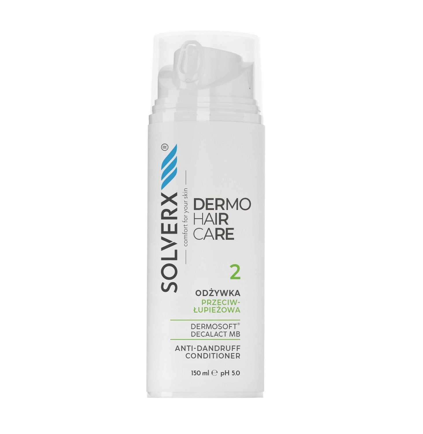 SOLVERX Dermo Hair Odżywka przeciwłupieżowa 150 ml