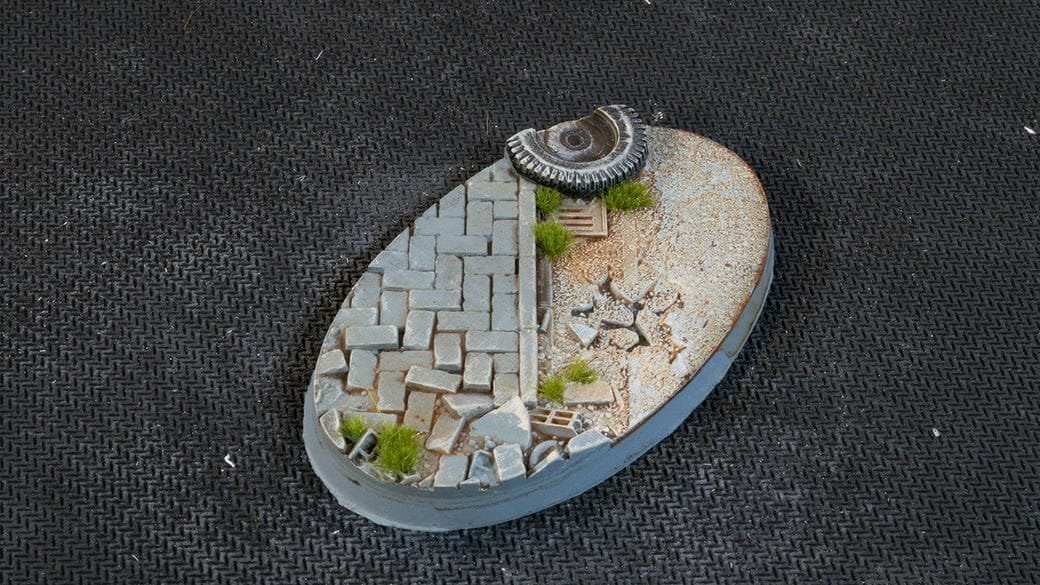 Gamers Grass Gamers Grass: Bases Oval - Urban Warfare 75 mm (3 szt.)