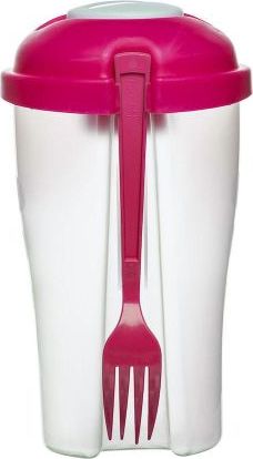 Sagaform Pojemnik Sagaform To Go na sałatkę 0,8 l różowy