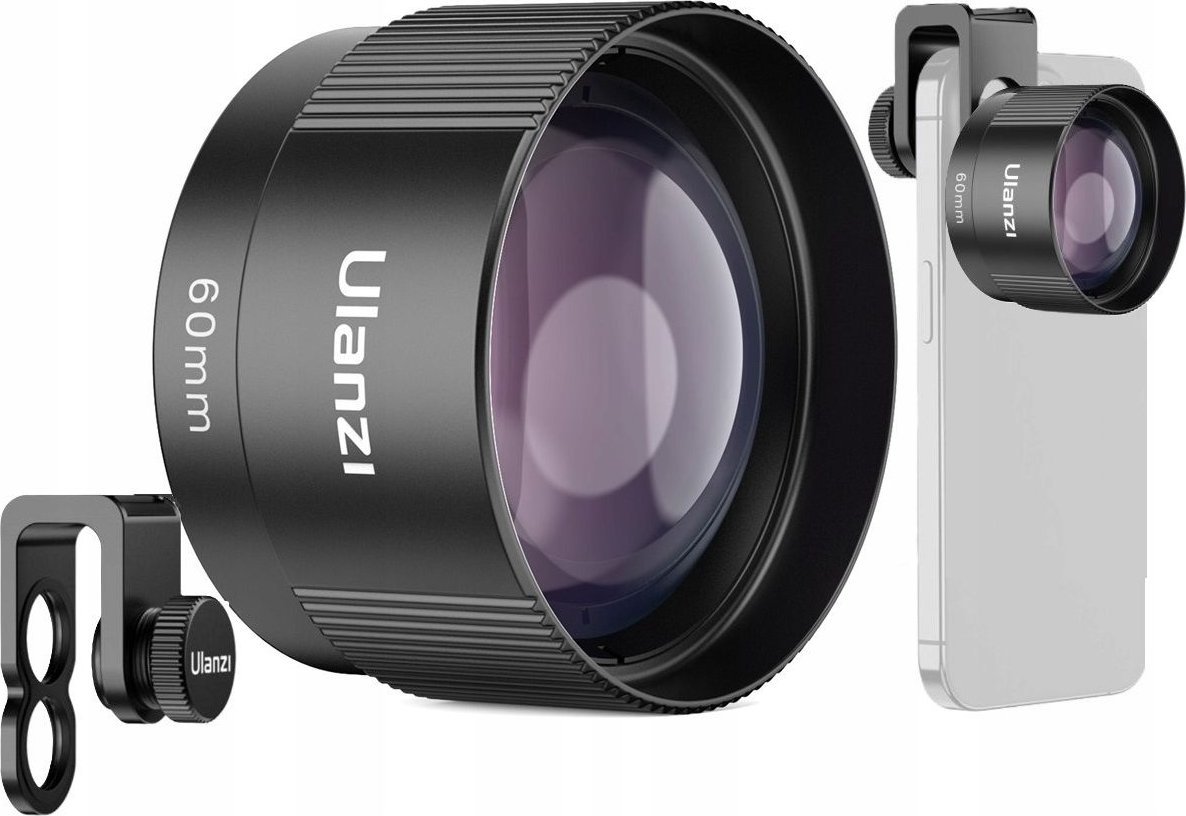 Ulanzi Obiektyw 60mm TELE TelePhoto do Telefonu Smartfona Telefon / Ulanzi CL-006 / F006