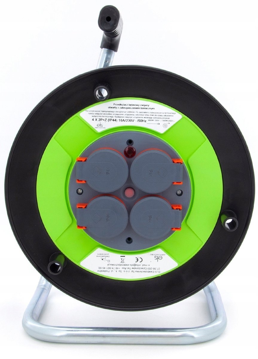 Przedłużacz budowlany bębnowy H05RR-F 3*2,5 40M 2OWQ440