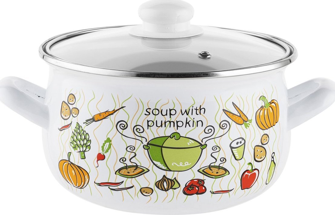 Emalia Pleszew Garnek emaliowany Emalia Polska Pleszew Lumino 20 cm 4,2 l