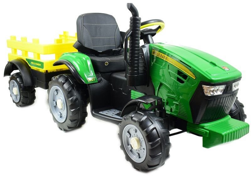 Ramiz WIELKI TRAKTOR HALLO BABY Z PRZYCZEPĄ, PILOT, APLIKACJA/T990