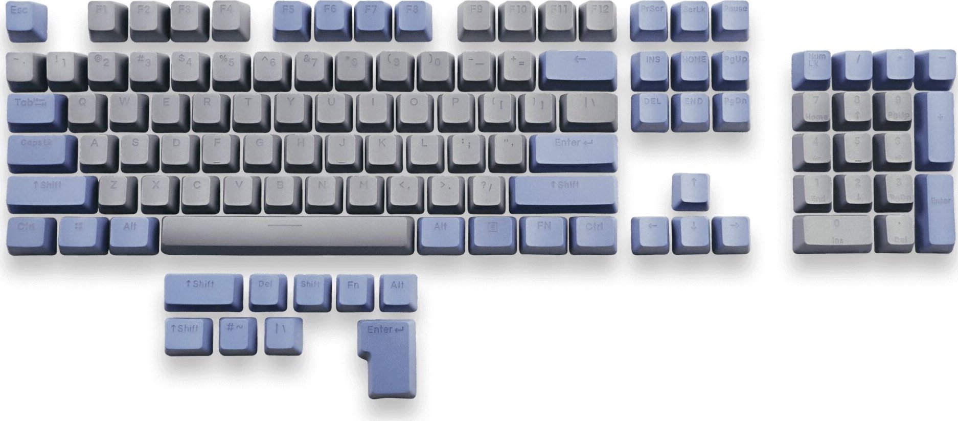 Mountain MOUNTAIN - Dolomite A Backlit Keycap set