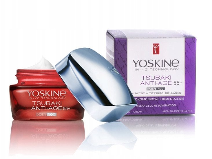 Yoskine, Tsubaki 55+, Anti-Aging, Day & Night, Cream, Face, 50 ml For Women