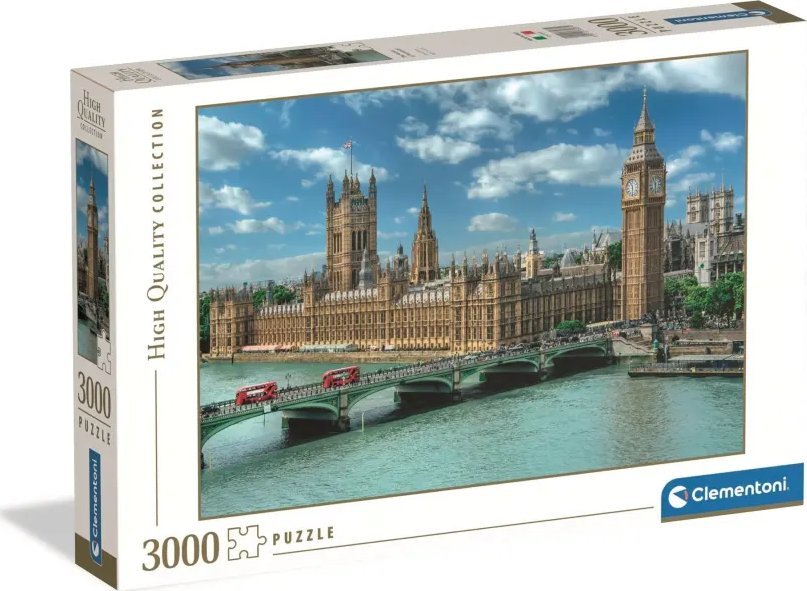 Clementoni Puzzle HQ The Houses of Parliament 3000 elementów (33037)