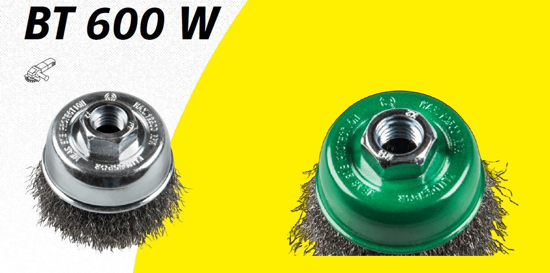 Klingspor K.SZCZOTKA GARNKOWA 100mm M14 BT600W DRUT FALISTY