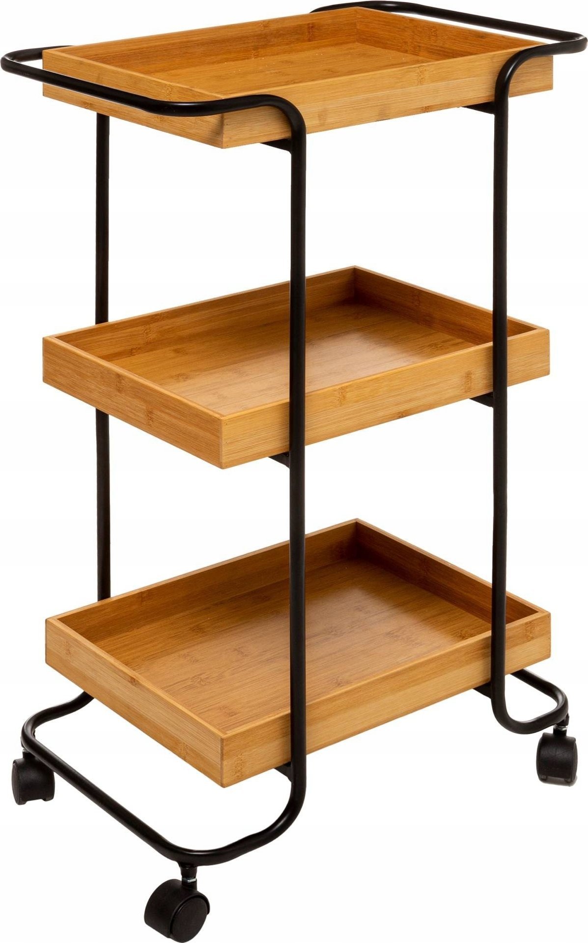 5five Wózek łazienkowy na kółkach, 3 poziomy