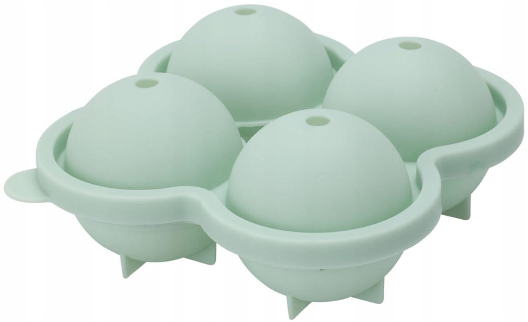 Foremka do lodu na 4 kule 7cm Stylowe i funkcjonalne chłodzenie napojów