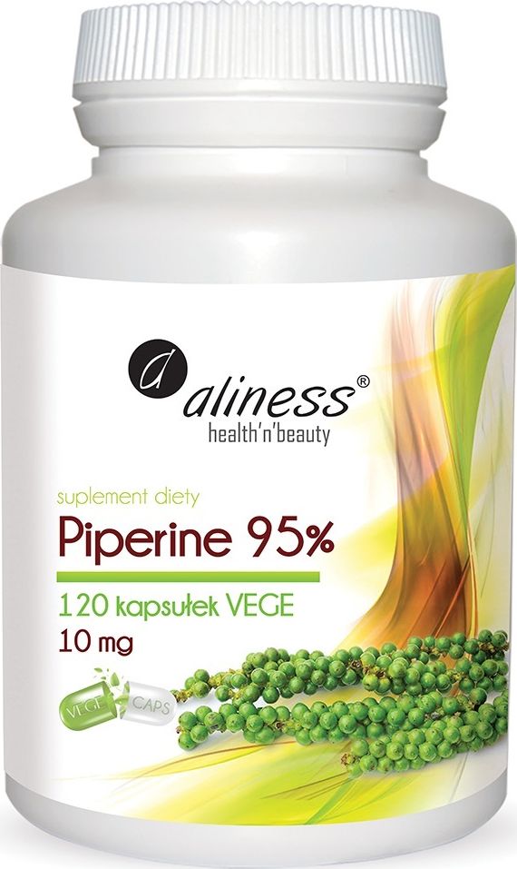 MEDICALINE Aliness Piperine 95% 10mg 120 kapsułek vege