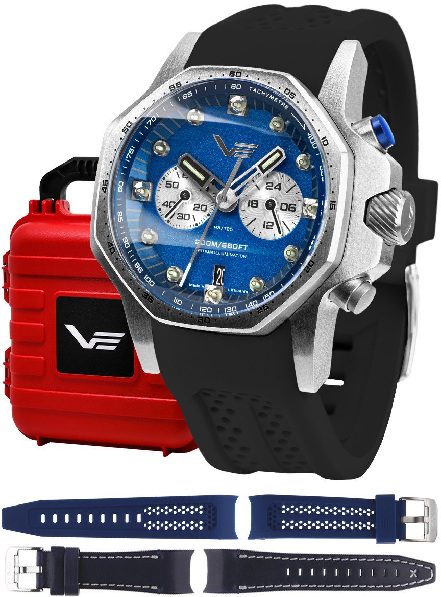 Zegarek męski Vostok Europe VK64-640A700SB czarny