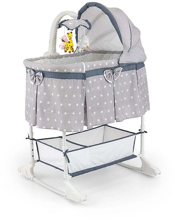Milly Mally Kołyska Cradle Sweet Melody 4w1pilot Star