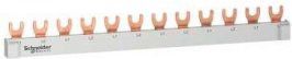 Schneider Szyna widełkowa 2P 12 modułów 63A (R9XFH212)